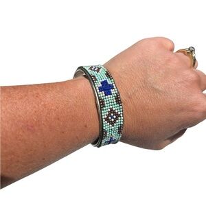 Adorbs seed bead cuff